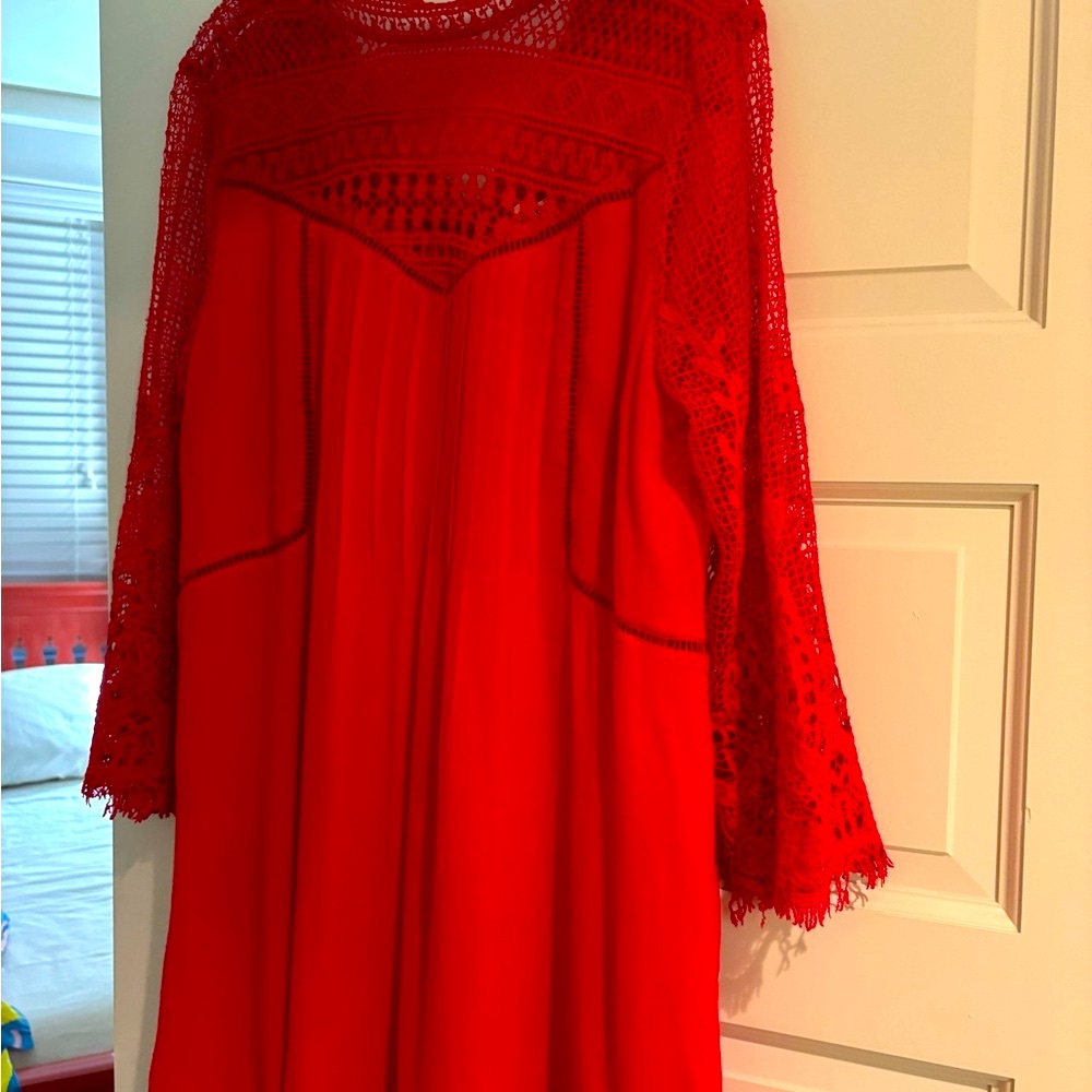 Red Lace Dress